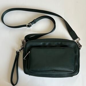 ZARA crossbody/wristlet.  Green